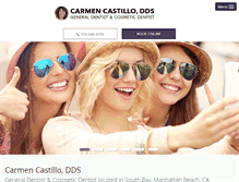 Tablet Screenshot of carmencastillodds.com